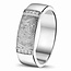 See You RWS-004-W14D Fingerprint Gem Band Ring SeeYou 14krt WG+Diamant