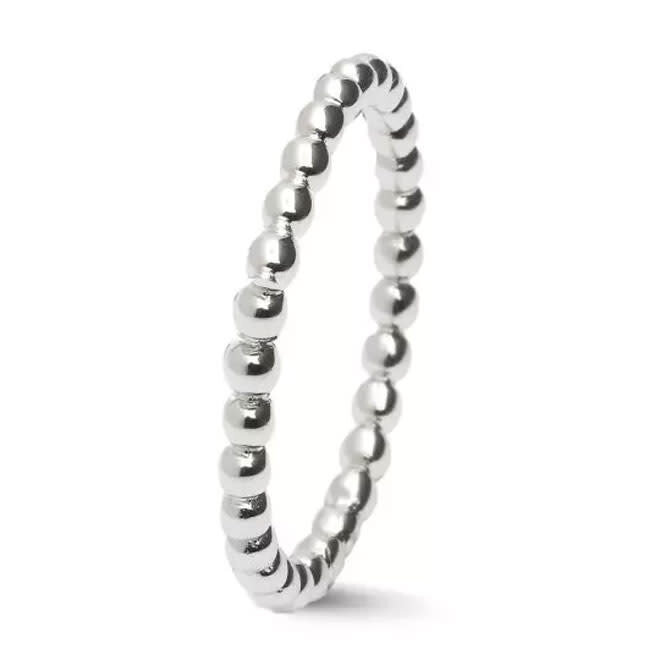 RG029 Double Stackable Bubble Ring SeeYou Zilver