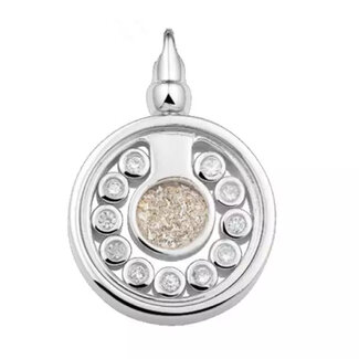 See You 103-S Glass Multi Gem Pendant See You Zilver+Zirkonia