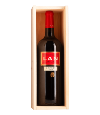 Bodegas LAN Bodegas Lan Crianza Magnum in houten kist Bodegas LAN Bodegas Lan Crianza Magnum in houten kist