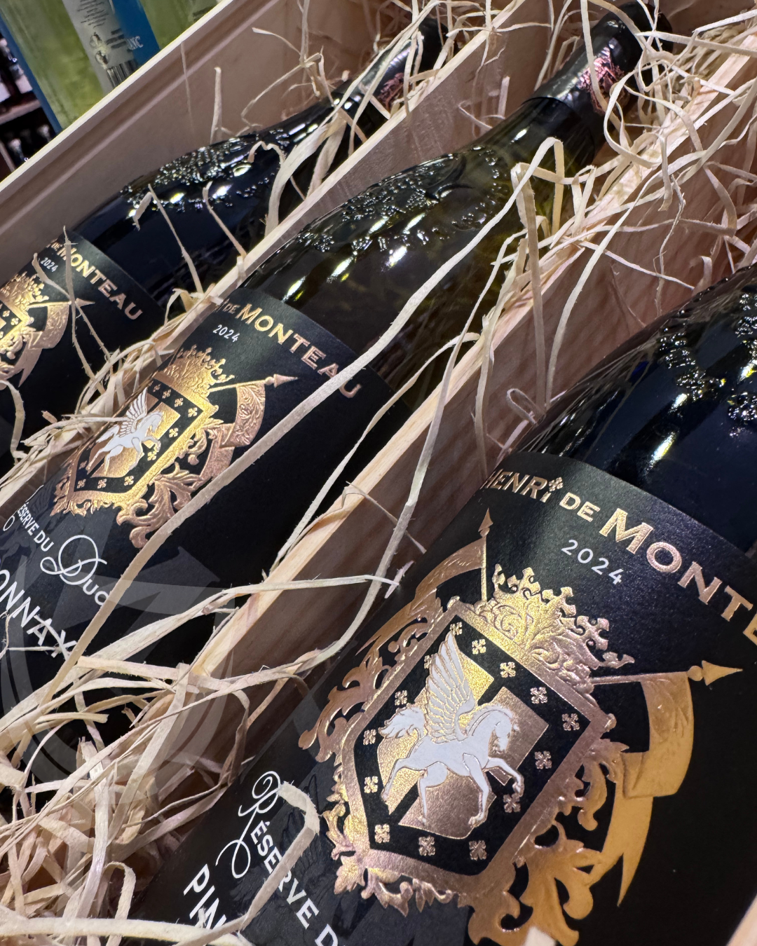 Wijngeschenk met Henri de Monteau Chardonnay en Pinot Noir