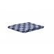 Theedoek geblokt blauw/wit Theedoek geblokt blauw/wit