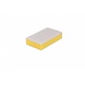 Wecoline Schuurspons met vlies geel/wit Wecoline Schuurspons met vlies geel/wit
