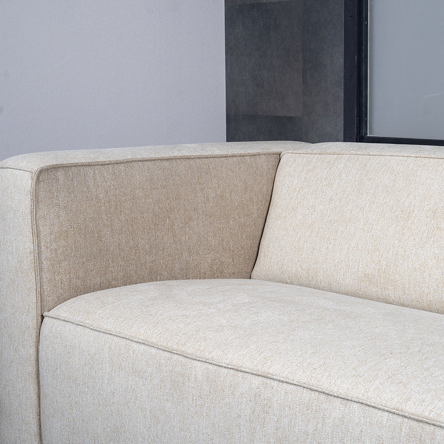 Design Sofa Memphis 3-Sitzer Stoff taupe