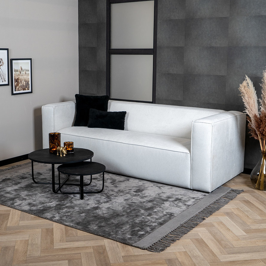 Sofa 3-Sitzer Memphis Stoff off white