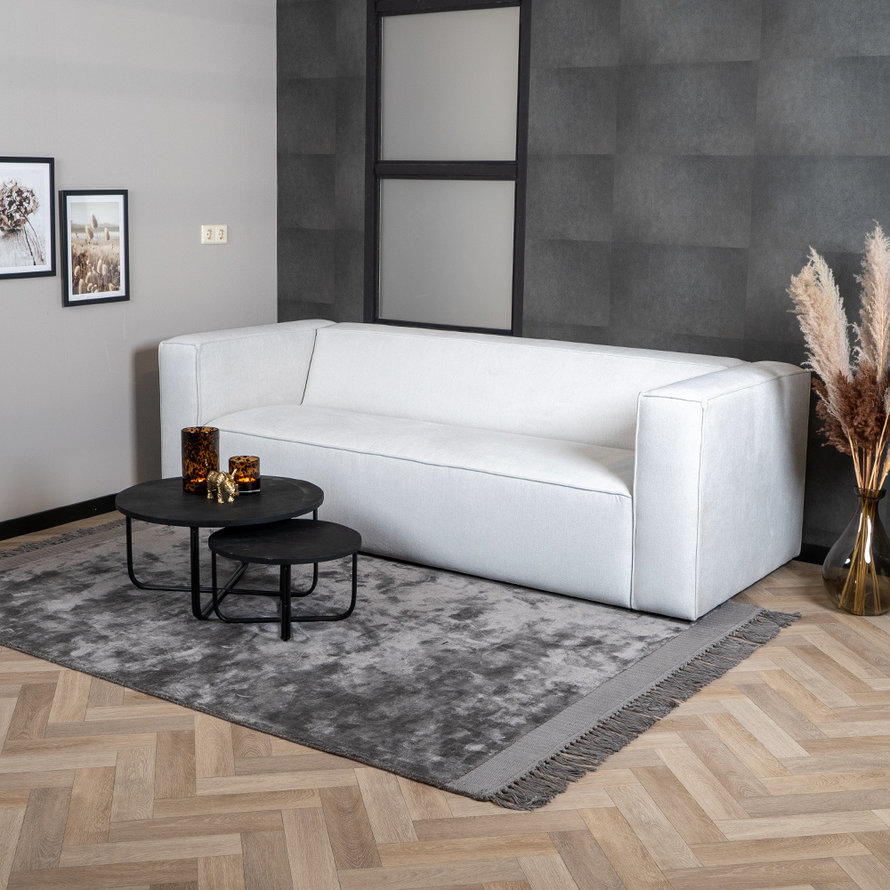 Sofa 3-Sitzer Memphis Stoff off white