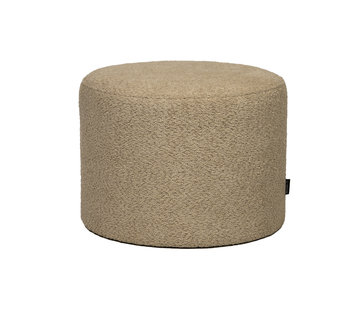 Bronx71 Bouclé Hocker Nora rund beige