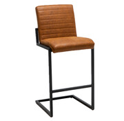 Bronx71 Gastro Barstuhl Block Eco-Leder cognac 79 cm