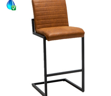 Bronx71 Gastro Barstuhl Block Eco-Leder cognac 79 cm