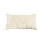 Bouclé Kissen Nora weiß 25x45 cm
