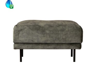 Bronx71 Samt Hocker Denver rechteckig grün