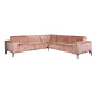 Ecksofa Vegas Chenille pink links/rechts