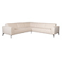 Ecksofa Vegas Stoff beige links/rechts