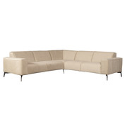 Bronx71 Ecksofa Vegas Samt beige links/rechts