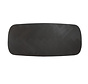 Tischplatte dänisch oval Fischgrät Olaf PVC 280 x 110 cm schwarz