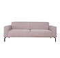 3-Sitzer Sofa Kansas rosa Stoff