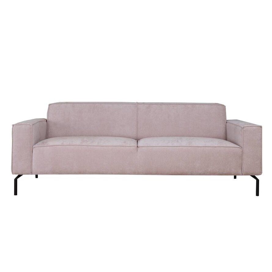 3-Sitzer Sofa Kansas rosa Stoff