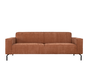 Sofa 3-Sitzer Kansas Stoff terracotta