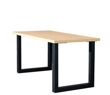 Bronx71 Esstisch Alec Eichenlook Melamin 160 x 80 cm