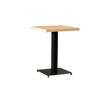 Bronx71 Bistrotisch Nils quadratisch Eichenlook Melamin 60x60x77 cm