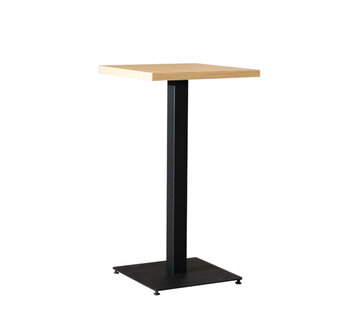 Bronx71 Bartisch Nils quadratisch Eichenlook Melamin 60x60x109 cm