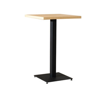 Bronx71 Bartisch Nils quadratisch Eichenlook Melamin 70x70x109 cm