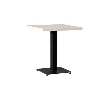 Bronx71 Bistrotisch Nils quadratisch beige Melamin 70x70x77 cm