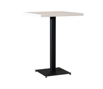 Bronx71 Bartisch Nils quadratisch beige Melamin 80x80x109 cm