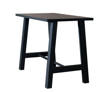 Bronx71 Bartisch Disa schwarz Melamin 140 x 80 x 106 cm