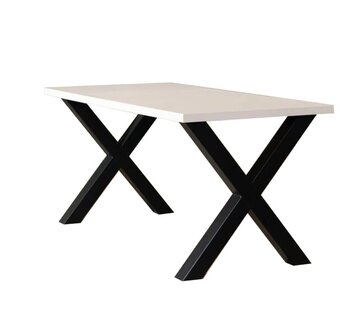 Bronx71 Esstisch Bodo beige Melamin 160 x 80 cm