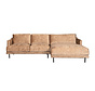 Ecksofa Denver Samt taupe rechts