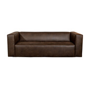 Bronx71 Leder Sofa Memphis 3-Sitzer braun