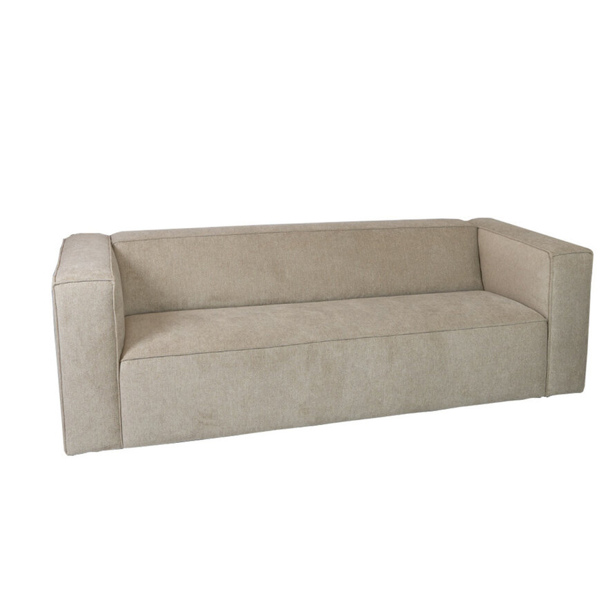 Design Sofa Memphis 3-Sitzer Stoff taupe