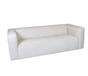 Bronx71 Sofa 3-Sitzer Memphis Stoff off white
