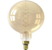 LED Glühlampe rund goldfarbig ø20cm