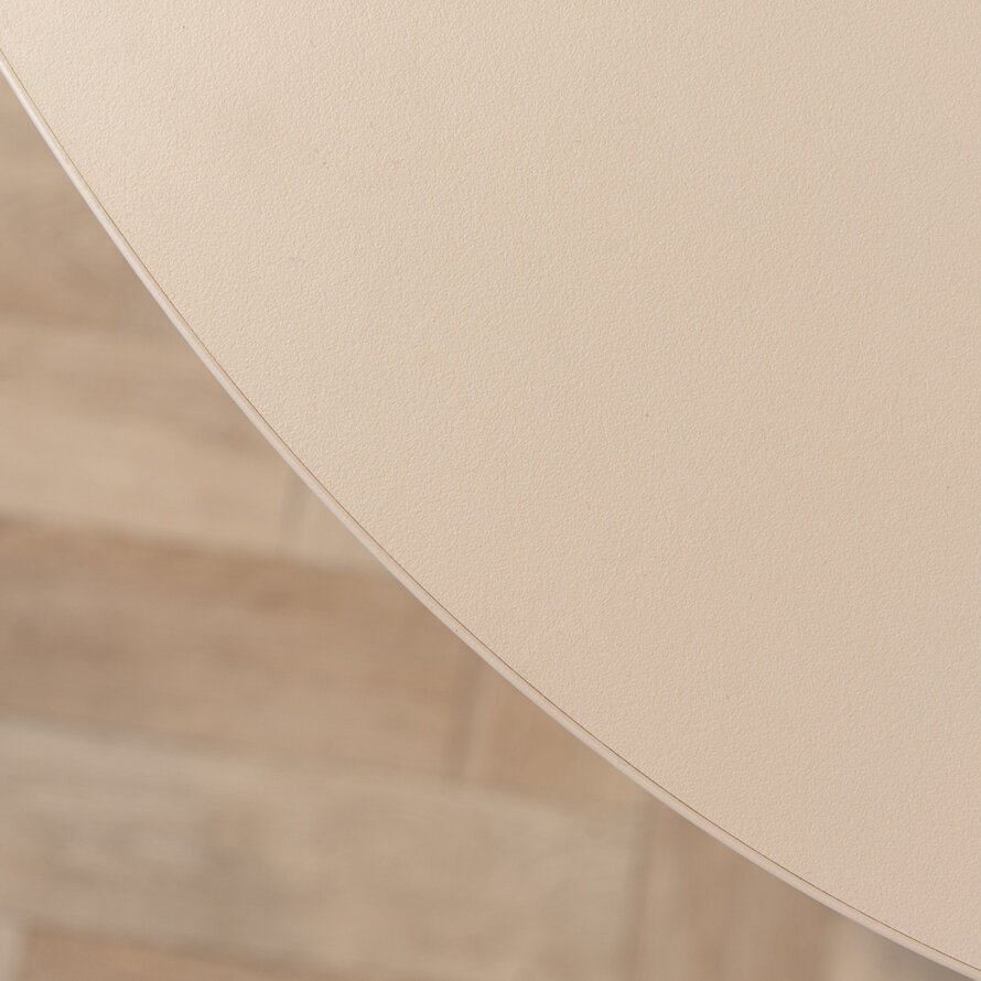 Esstisch Dio oval beige Melamin 270 x 130 cm