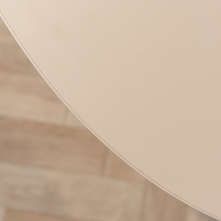 Esstisch Carl oval beige Melamin 270 x 130 cm