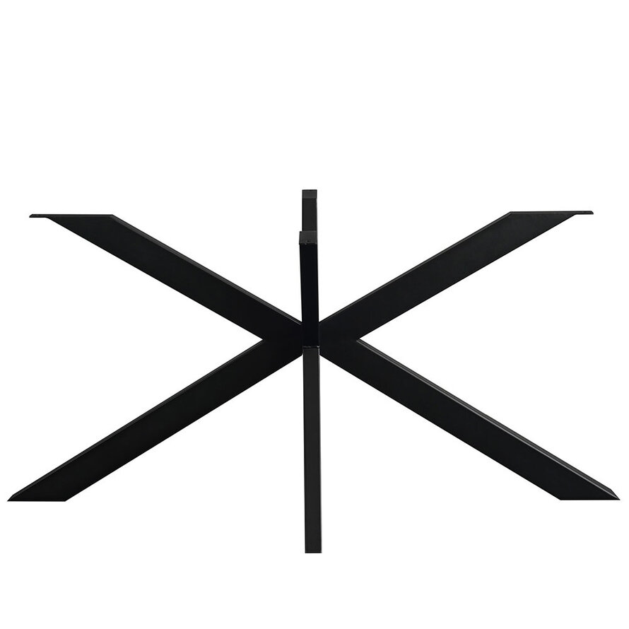 Tischgestell Mads Metall schwarz 150 x 75 cm