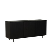 Bronx71 Sideboard Haley schwarz 160x45x74 cm