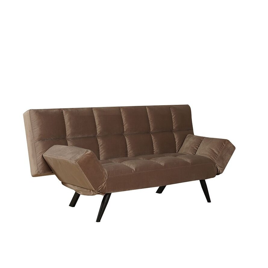 Schlafsofa 1,5-Sitzer Timo Samt taupe