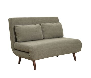 Bronx71 Schlafsofa 1,5-Sitzer Kristian recycelter Stoff grün