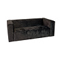 Samt Sofa Memphis 2,5-Sitzer anthrazit