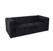 Bronx71 Design Sofa Memphis 2,5-Sitzer Stoff schwarz