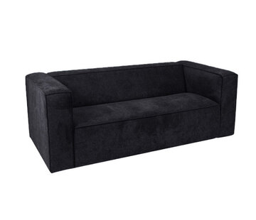 Bronx71 Design Sofa Memphis 2,5-Sitzer Stoff schwarz