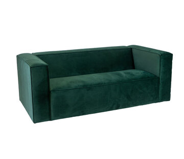 Bronx71 Samt Sofa Memphis 2,5-Sitzer dunkelgrün