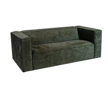 Bronx71 Samt Sofa Memphis 2,5-Sitzer grün