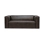 Leder Sofa Memphis 2,5-Sitzer anthrazit