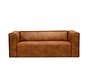 Leder Sofa Memphis 2,5-Sitzer cognac