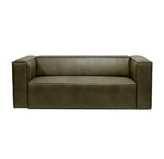 Bronx71 Leder Sofa Memphis 2,5-Sitzer olivgrün