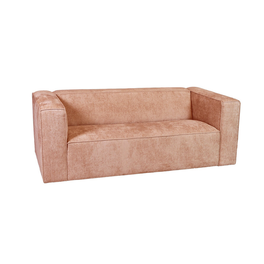 Chenille Sofa Memphis 2,5-Sitzer pink